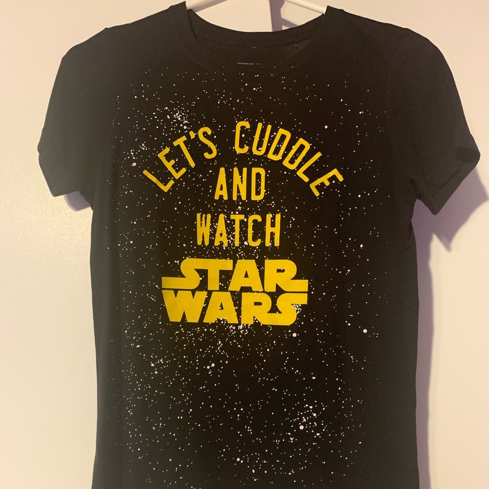 All black Star Wars tee